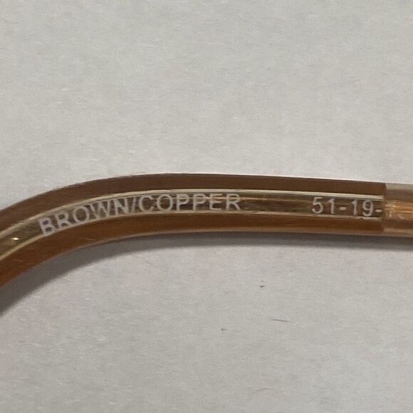 Sugar Plum Eyeglasses EDE BROWN/COPPER 51-19-100mm - Picture 5 of 7